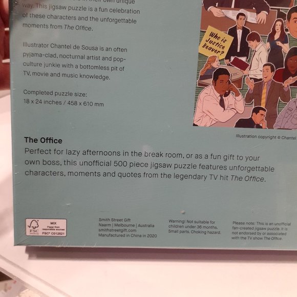 The Office 500 piece Jigsaw Puzzle---Brand new sealed, never opened - Picture 7 of 7